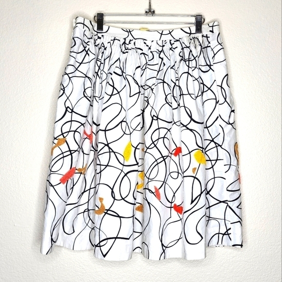Anthropologie B&W Maeve Skirt 8 - Picture 1 of 6